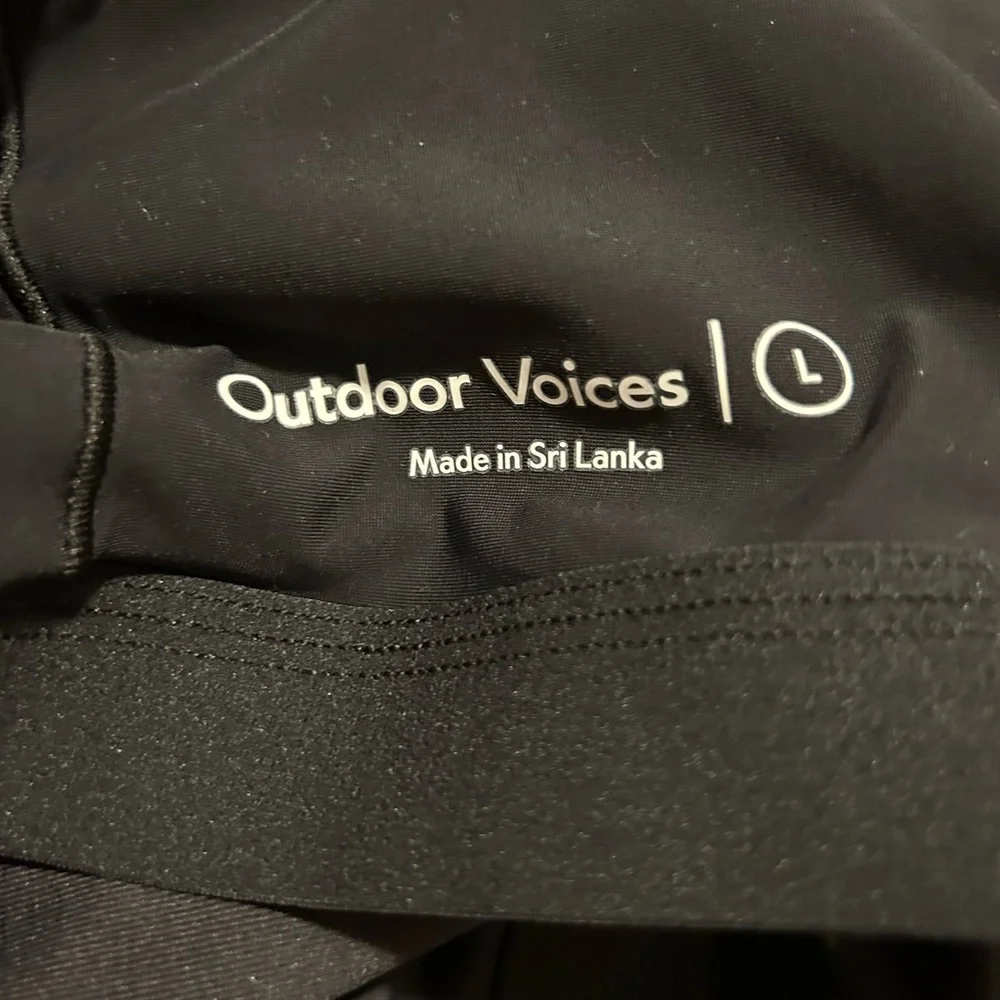 Outdoor Voices Doing Things Athletic Black Tennis Dress - Size L - Picture 6 of 9